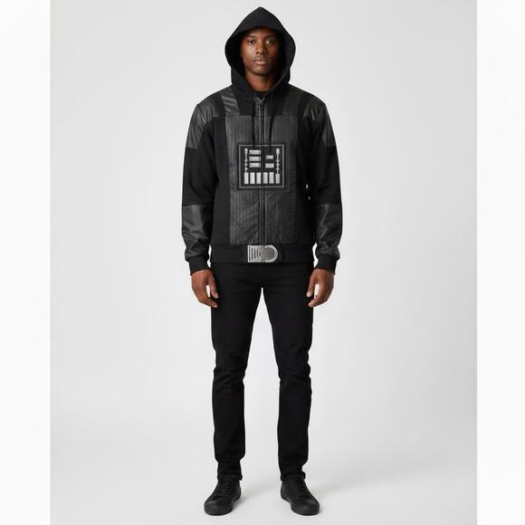 NWOT Star Wars Darth Vader Hoodie Jacket Disney Store JAPAN Men's Large - Picture 9 of 16